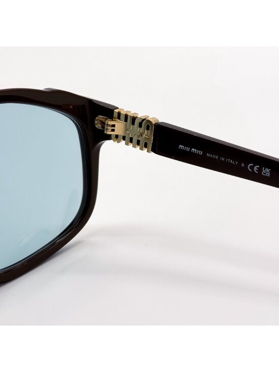 NEW MIU MIU SUNGLASSES MUA07S 24D20R WOMEN BROWN/BLUE MU A07S, SMU A07 EYEWEAR